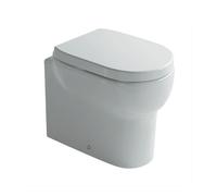 GALASSIA - M2 VASO WC CM. 55 A TERRA IN CERAMICA CON SCARICO UNIVERSALE S/P BIANCO 5247