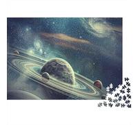 Galassia Planetaria Puzzle 1000 Pezzi Carta per Adulti Scena Spaziale Rilassamento Casa Decorazione Famiglia Regalo 38x26cm/1000pcs