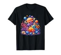 Galassia Subacquea Coral Pianeta Oceano Spazio Maglietta