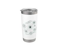 Galassie dentro Bicchiere termico in acciaio inox doppia parete