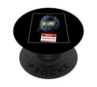 Galassie divertenti dell'universo si scontrano con il telescopio Hubble dello spazio profondo PopSockets PopGrip Adesivo