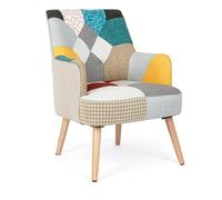 Yes Everyday Poltrona Stile Scandinavo in Tessuto 60x67x79 Patchwork Galatea