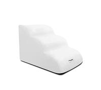 Galatée Scale Per Cani, Scale Morbide Per Animali Domestici Con Rivestimento Lavabile e Con Cerniera, Gradini Per Rampe Per Cani Facili Da Scalare, Rampe Per Cani Per Divano Letto(Bianco)