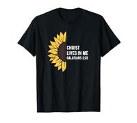 Galati 2:20 2 20 Dio Gesù Cristiano Cristo Mi Vive Maglietta