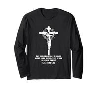 Galati 6 14 Ma Dio Non Voglia Che io debba glorificare la Croce Maglia a Manica
