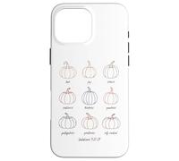 Galati di zucca cristiana 5:22-23 Frutti dello Spirito Custodia per iPhone 16 Pro Max