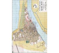 Galati Romania Map Journal: Vintage Map Notebook