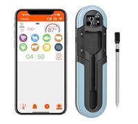 GALAX PRO Termometro per Carne Wireless,IP66 impermeabile Termometro per carne con Bluetooth,Connessione Ultra Lunga Max 500 feet,per Barbecue, Forno, Cucina, Girarrosto