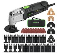 GALAX PRO Utensile Multifunzione Oscillante,6 Velocità Variabili,15000-22000RPM Strumento Oscillante Kit,260W,40 Accessori con lame multifunzione a rilascio rapido e borsa