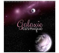 Galaxie cosmique (Calendrier mural carré 2026 30 x 60 cm (ouvert)) Calendrier double avec une page pour vos prises de notes