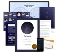Galaxieregister® Comprare Una Stella Visibile - Regalare Una Stella con Certificato Personalizzato - Dare Il Nome ad Una Stella con Registro Ufficiale