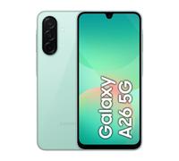 Samsung Galaxy A26 5G, Smartphone con Funzioni intelligenti, Display Super AMOLED 6.7”, 8GB RAM, 256GB, Batteria 5.000 mAh, memoria espandibile, Mint