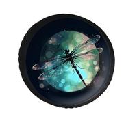 Galaxy Animal Dragonfly copertura per ruota di scorta in pelle PVC, antipolvere, impermeabile, copertura per pneumatici Jeep per camper da 28 pollici, camper, camion, SUV, adatto per diametro 71-34 cm