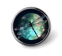 Galaxy Animal Libellula Distintivo Rotondo Carino Spilla Cappelli Giacche Decorazione Personalizzata Spilla Abbigliamento Gioielli Accessori per Festa di Nozze Regalo