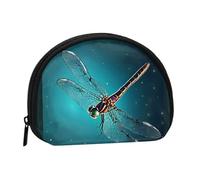 Galaxy Animal Libellula Mini Borsa di Stoccaggio Shell Portafoglio Piccolo Portamonete con Minis con Cerniera Cambiare Borsa per le Chiavi Della Moneta Puoi anche Conservare Tutti I Piccoli Oggetti