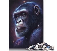 Galaxy Art Monkey Puzzle Puzzle rettangolare di carta ad incastro preciso per bambini o bambine, regali di Natale 1000 pezzi (75x50 cm)
