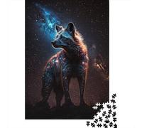 Galaxy Art Puzzle iena africana Rompicapo 100% cartone riciclato per bambini e adulti dai 12 anni in su Regali di Halloween 300 pezzi (40x28 cm)