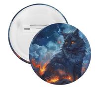 Galaxy Cats Bottoni Pin Distintivi Banda Stagnata Spille Mestieri per Camicie Vestiti Borsa Accessorio, 20PCS, plastica e latta