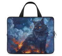 Galaxy Cats Laptop Bag Sleeve Funny Tablet Case Protettiva Carry Bag Valigetta con Maniglia 17"