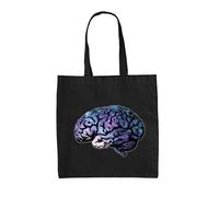 Galaxy Cervello - Borsa Tote IN Tela - Spazio Universo Pianeti Scienza Mind