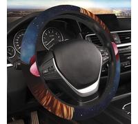 Galaxy Chicken Coprivolante per Auto Coprivolante Elasticizzato Elasticizzato da 15 Pollici Morbido Protettore per Volante Universale Traspirante Antiscivolo Accessori per Auto per SUV Furgoni Camion