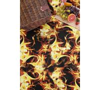 Galaxy Comic Teschio Astratto Fox Coniglio Stampa Digitale Quadri Fiamme Coperta