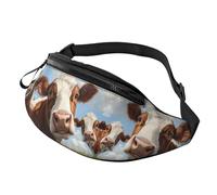 Galaxy Crossbody Bag Nebula Hands-Free Bag Space Fanny Pack Skateboarders 14X35CM, A19, Taglia unica