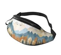 Galaxy Crossbody Bag Nebula Hands-Free Bag Space Fanny Pack Skateboarders 14X35CM, A23, Taglia unica