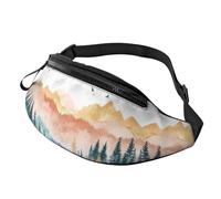 Galaxy Crossbody Bag Nebula Hands-Free Bag Space Fanny Pack Skateboarders 14X35CM, A25., Taglia unica