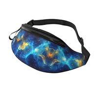 Galaxy Crossbody Bag Nebula Hands-Free Bag Space Fanny Pack Skateboarders 14X35CM, A3, Taglia unica