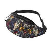 Galaxy Crossbody Bag Nebula Hands-Free Bag Space Fanny Pack Skateboarders 14X35CM, A36, Taglia unica