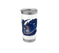 Galaxy Degu Planet Saturno Fantasy Bicchiere termico in acciaio inox doppia parete