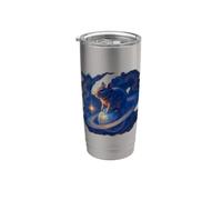 Galaxy Degu Planet Saturno Fantasy Bicchiere termico in acciaio inox doppia parete
