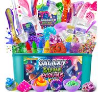 Galaxy DIY Slime Kit per Bambini 6-12 Laboratorio Creativo con Accessori Giochi