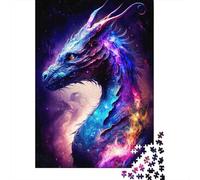 Galaxy Dragon Puzzle da Pezzi Mystic Beast 1000 Pezzi Carta Riciclata Per Donne, Regali Per Uomini Puzzle per Adulti Divertente E Stimolante Gioco Familiare 70x50cm/1000pcs