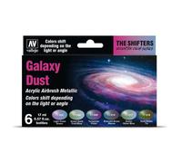 GALAXY DUST SET Colorshift Acrylic Airbrush Colors 6 x 17 ml 77092 VALLEJO