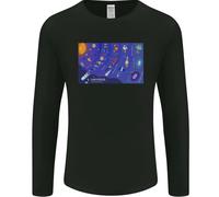 Galaxy Infografica Spazio Tecnologia Pianeti Uomo Maniche