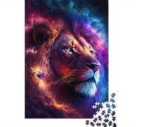 Galaxy Lion Puzzle da Pezzi Mystic Beast 1000 Pezzi Carta Riciclata Per Donne, Regali Per Uomini Puzzle Gioco Educativo Per Rilassarsi 52x38cm/1000pcs