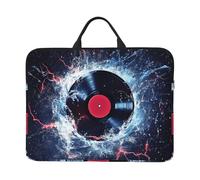 Galaxy Music Record Custodia per laptop da 14 pollici Water CD Borsa per laptop per donne e uomini, borsa da trasporto per computer aziendale resistente all'acqua Custodia antiurto per notebook