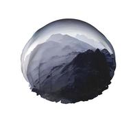 Galaxy Nature - Cappelli da bagno con stampa pianeta della Via Lattea, copricapo riutilizzabile a doppio strato, grande copertura per capelli per la cura quotidiana della pelle