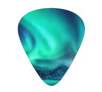 Galaxy Night Starry Print - Plettri per chitarra, 12 pezzi, in celluloide, triangoli classici, per chitarra acustica, elettrica, basso, inclusi 0,46 mm, 0,71 mm, 0,96 mm