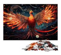 Galaxy Phoenix 1000 pezzi Puzzle in legno per adulti, gioco decorativo fai da te stimolante, giocattolo interattivo per famiglie, 50x75CM/19,68x29,52 pollici