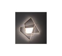 GALAXY PLAFONIERA L62 CM IN METALLO SILVER O ORO LED 67W LUCE 3000K-4000K DIMMERABILE MODERNA