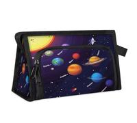 Galaxy Planet Cosmos Borsa da toilette da viaggio per donne, uomini, ragazze e ragazzi, borsa multifunzionale per il trucco, per lavare articoli da toeletta e cosmetici, borsa da doccia, Colore, M,