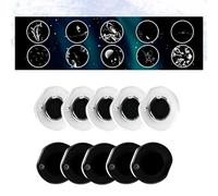Galaxy Projector Lamp, Replaceable Slides with Wide Angle, Bedroom Decor