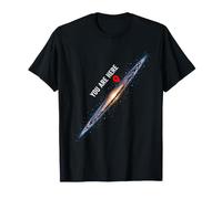 Galaxy Science Geek Tu Sei Qui Spazio Maglietta
