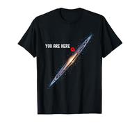 Galaxy Science Geek Tu Sei Qui Spazio Maglietta