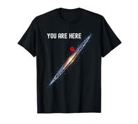 Galaxy Science Geek Tu Sei Qui Spazio Maglietta