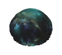 Galaxy Sfondo Cuffia Da Doccia Per Gli Uomini Cap Donne Riutilizzabile Impermeabile Lungo Spessa Cura Dei Capelli Corto Bag