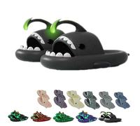 Galaxy Shark Slides, Pantofole Shark Cloud Glow in the Dark Donna Uomo Pantofole estive con suola spessa Pantofole estive Pantofole da spiaggia fluorescenti (36/37 EU, Angler fish)